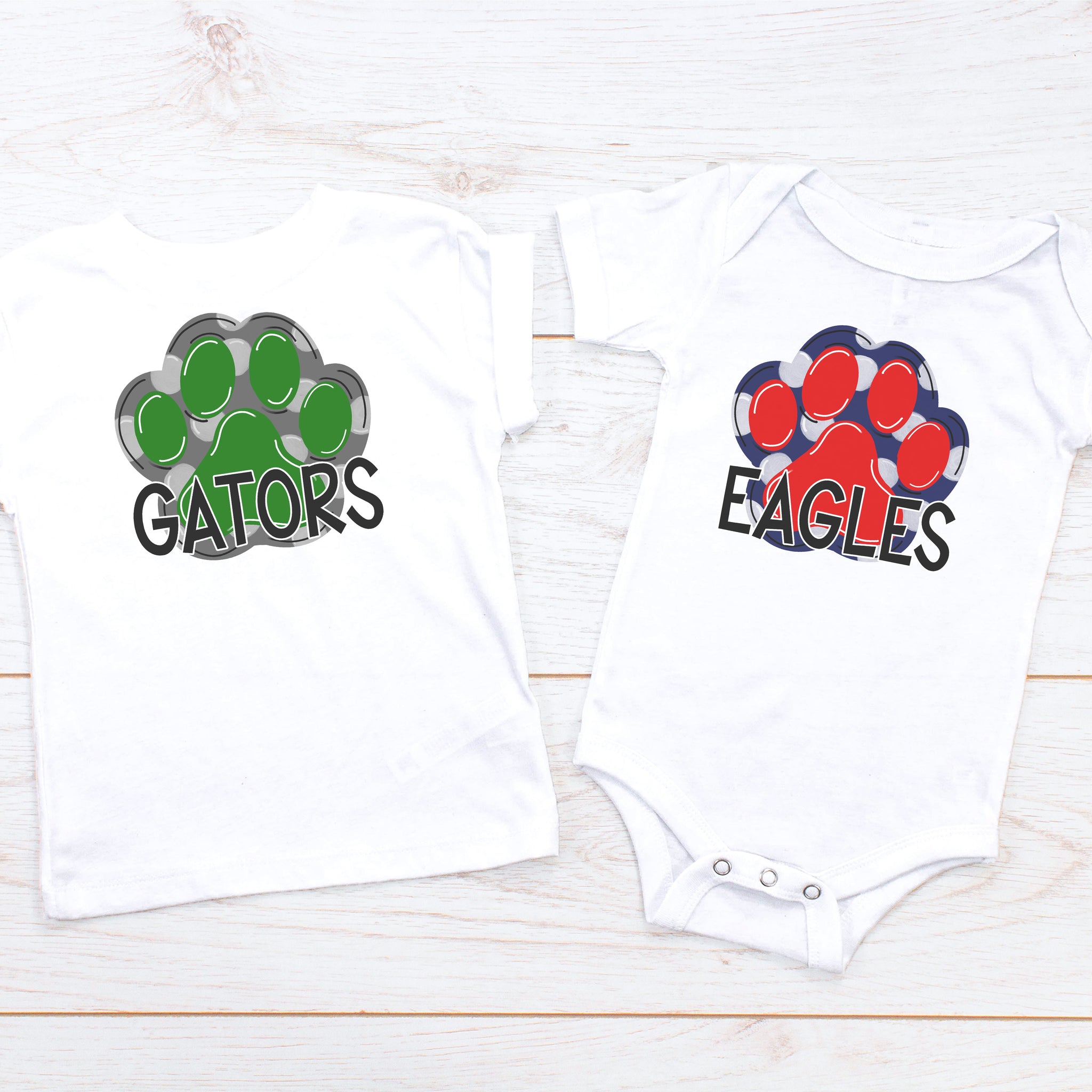 House Divided Baby Shirt or Bodysuit You Choose Teams 