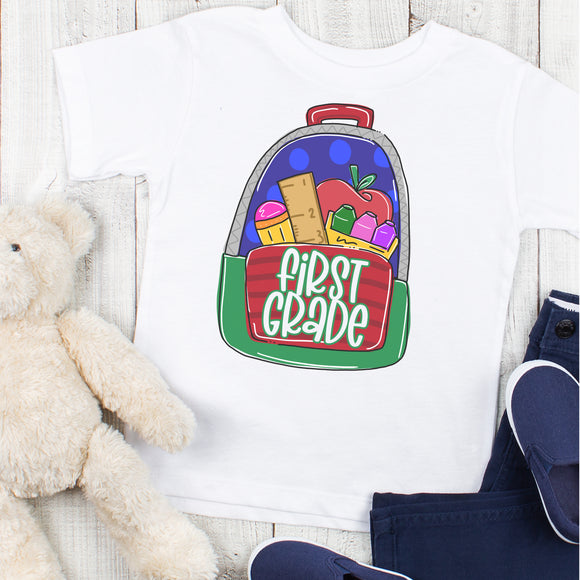 Personalized School Supply Backpack // SCHOOL