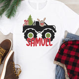 Personalized Reindeer Monster Truck // CHRISTMAS