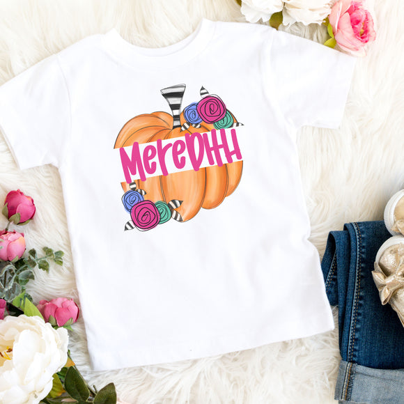 Personalized Whimsical Pumpkin // FALL